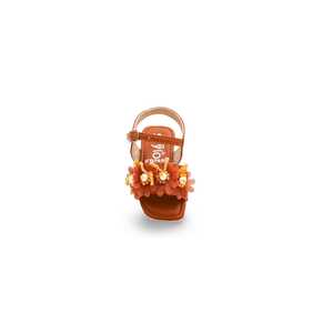 <b>Girls</b> Mustard <b>Heeled</b> Formal <b>Sandal</b> KD7969 - Product Image 1