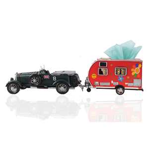 Red <b>Trailer</b> Tissue Holder Metal Handmade Vintage Truck Style Tissue <b>Box</b> Cover Decorative Home 29.21Lx12.7Wx15.24H cm - Product Image 2