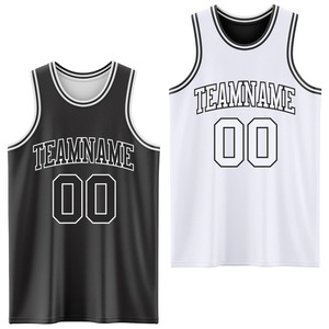 Maillot de basket-ball personnalisé en gros, uniforme d'équipe imprimé par sublimation, respirant, séchage rapide, vêtements de sport de basket-ball - Product Image 1
