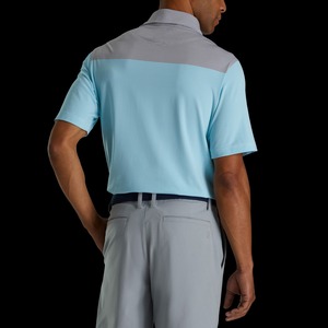 Designer Stylish Men Dry Quick Polyester Spandex Breathable Four-Way Stretch Eco-Friendly Lightweight Custom Golf Polo Shirts - Product Image 3
