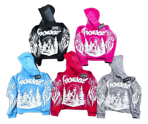 Sudadera con Capucha de Lujo con Estampado Gráfico Personalizado, Algodón Grueso, Estilo Urbano, Fabricante OEM ODM - Product Image 6