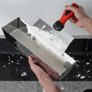 Vách thạch cao dao đặt thép không gỉ vách thạch cao tay công cụ kit bao gồm Putty dao, <span class=keywords><strong>Taping</strong></span> dao, họa sĩ scraper công cụ & 12 "bùn Pan - Product Image 6