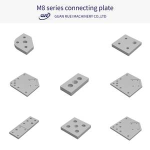 Plaque de support carrée en alliage d'aluminium M8 série 4040 GUAN RUEI GR250826002 pour profilés de cadre de machine - Product Image 1