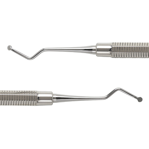 เครื่องมือผ่าตัดแบบใช้มือ รุ่น Dental Lucas Curette Silver Knurled Grip ประเภทที่ 1 - Product Image 2