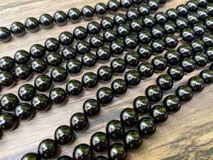 Cuentas de Ágata Ónix Negro Genuinas, Lisas y Redondas, de 2mm, 3mm, 4mm, 5mm, 6mm, 8mm, 10mm y 12mm, para la Fabricación de Joyería - Product Image 2