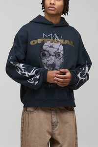 <b>Custom</b> Men's Screen Printing Sweatshirt Breathable Eco-Friendly Premium Soft Cotton Fleece Casual Men's Pullover Hoodie OEM - Product Image 3