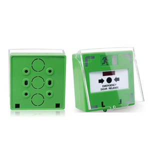 Botón de Punto de Llamada DPDT de 12V ABS, Reiniciable, Verde, de Cristal Roto, para <span class=keywords><strong>Alarma</strong></span> de Incendio, Salida de Emergencia, Liberación de Puerta, con LED/Bocina - Product Image 4