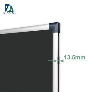 Pizarra Personalizable SYH con Marco de Aluminio Plateado y Superficie Magnética/Escritable (Opciones en Negro/Verde) - Product Image 2