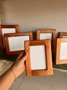 Multi Size Wooden Photo <b>Frame</b> Profile Timber Picture Display Tabletop Portrait <b>Gallery</b> Home Office Desk Decor Framing Bundle - Product Image 6