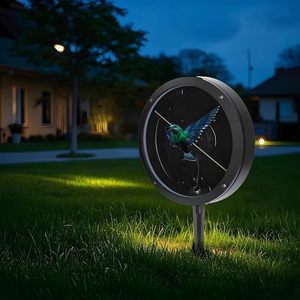 มิสยู พัดลมโฮโลแกรม 3 มิติ ขนาด 9.1 นิ้ว, ไฟสนามกันน้ำ, ไฟตกแต่งภูมิทัศน์ LED สำหรับภายนอก, ควบคุมผ่าน WiFi และแอปพลิเคชัน, เสียงบลูทูธ, รีโมท - Product Image 2