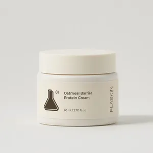 FLASKIN 80mL Oatmeal Barrier Protein Cream Good Quality Facial Creams - Product Image 1