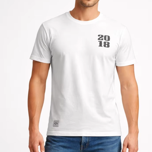 Camisetas de hombre personalizadas, de punto, 100% algodón grueso, suaves y cómodas, con serigrafía personalizada, antiarrugas y transpirables. - Product Image 1