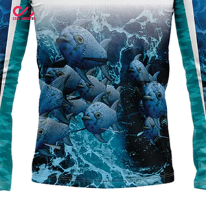 Camisas de Pesca Personalizadas de Manga Larga, Camisas de Poliéster de Secado Rápido con Protección, Camisas de Pesca para Hombre con Cuello y Botones - Product Image 5