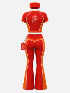 Conjunto Deportivo de 3 Piezas para Mujer, Verano, Uso Diario, con Top, Leggings y Diadema, para Gimnasio/Yoga/Viajes, Secado Rápido, Transpirable - Product Image 6