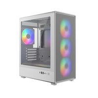 Elite 350 God Chivalrous, Nueva Caja de PC para Juegos de Torre Media con Alto Flujo de Aire, Acero SPCC, Panel Lateral de Vidrio Templado, Puertos USB Frontales