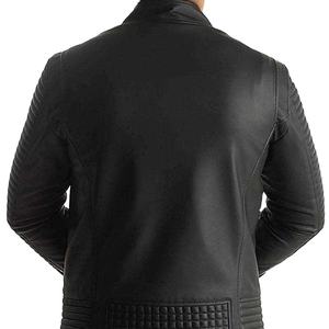 Chaqueta de Cuero Larga y Delgada para Hombre, Nueva, a la Moda, Impermeable, Cortavientos, con Logotipo Frontal 2026 - Product Image 2