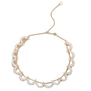 Collar Retro Francés Hecho a Mano con Perlas de Agua Dulce, Estilo Simple, Moda Ligera, Temperamento de Lujo, Popular en Internet - Product Image 5