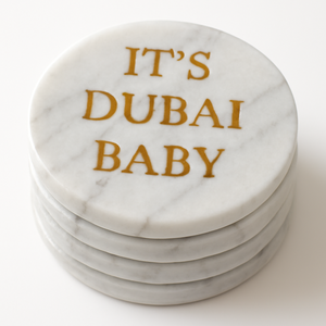 Posavasos Clásicos de Mármol en Oferta, Posavasos de Piedra Ecológicos Personalizables con Logotipo Personalizado para Bodas, Mesas de Café, Comedor - Product Image 5