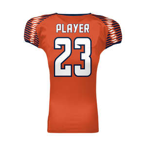 Conjunto de Uniforme de Fútbol Americano para Adultos, Talla Grande, Logotipo Sublimado en la Espalda, Jersey de Fútbol Personalizado de Manga Corta, Uniforme de Equipo Profesional X - Product Image 4