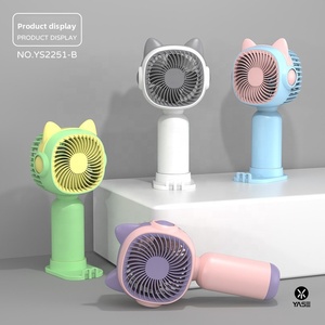 Nuevo Ventilador Portátil de Mano 2026, Recargable por USB, Mini Ventilador de Dibujos Animados con Logotipo Personalizado, para Regalo Estudiantil y Uso en Verano - Product Image 4