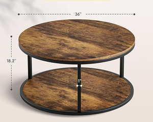 Table basse moderne en fer poli avec revêtement en poudre, multifonctionnelle pour salon, restaurant, loisirs, rangement pour la maison, le bureau - Product Image 2