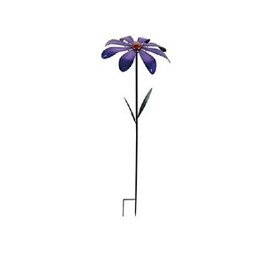 Piquets de jardin en métal finition antique, tendance et récents, avec motif stylisé de fleurs et de feuilles, taille et forme personnalisables - Product Image 3