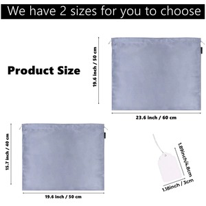 Pochette en satin de qualité supérieure avec cordon de serrage pour extensions de cheveux, perruques, cosmétiques et emballages de bijoux, fabricant direct d'usine - Product Image 2