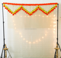 Künstliche Ringelblumen-Toran-Türgirlande für indische Hochzeiten, Innen- und Außendekoration, festliche Heimdekoration, Girlanden