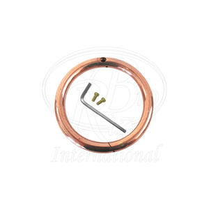 Anillo Nasal Reutilizable de Cobre para Toros, 3-1/2 Pulgadas x 7/20 Pulgadas, con 1 Llave Hexagonal y 2 Tornillos - Product Image 1