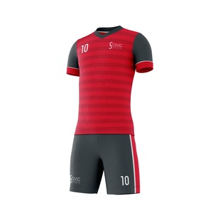 Uniforme de football personnalisable, couleur et design sublimés, 100% polyester, séchage rapide, respirant, OEM, unisexe, pour équipes et clubs adultes - Product Image 2
