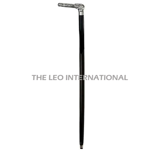 Bastón de Senderismo de Primera Calidad, Decoración para el Hogar, Aluminio y Madera, Color Marrón, Mango Plateado, Diseño Moderno, Accesorios de Senderismo - Product Image 5