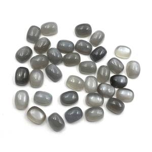 AAMNA <b>GEMS</b> Natural Grey Moonstone High Quality Cushion Cut Cabochon 5-16 MM with Color Play <b>Fire</b> 13.5 Cts for Handmade Jewelry - Product Image 3