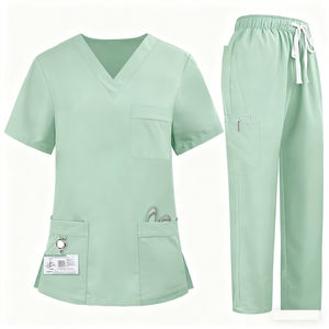 Tenues Médicales Personnalisables à Manches Courtes pour l'Été – Uniformes d'Infirmières et Ensembles de Blouses Médicales – Vente Chaude au Pakistan - Product Image 2
