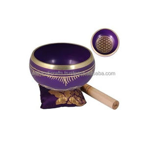 Cuenco de Bronce Tradicional con Sonido Profundo y Resonante para Terapia de Sonido y Relajación - Product Image 4