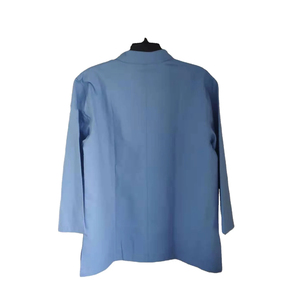 เสื้อเชฟราคาถูกสำหรับร้านอาหารและครัว  แบบขายส่ง OEM ระบายอากาศได้ดี ซักได้  พร้อมปักโลโก้ตามสั่ง  สีพื้นสำหรับผู้ชาย - Product Image 5