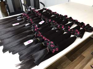 Cabello Virgen de Donante con Cutícula Alineada, Liso Natural, de 6 a 30 Pulgadas, Doble Trama, Súper Doble Trama, Sin Enredos, Sin Caída, Sin Sintéticos. - Product Image 3