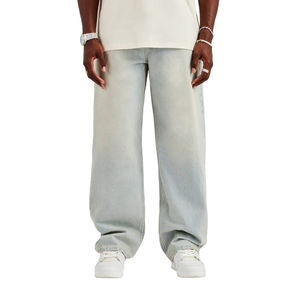 Vêtements vintage pour hommes, jeans en denim longueur cheville, meilleure qualité, fermeture à boutons, poches latérales et arrière, jean en denim pour hommes - Product Image 3