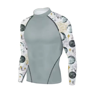 Chemises de course pour hommes de qualité supérieure pour l'été avec ensembles de leggings / Vente en gros de combinaisons de musculation pour hommes à compression haute élasticité - Product Image 6