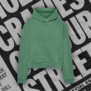 Sudadera con Capucha Oversize de Algodón 100% Suave y Transpirable, Ecológica, para Mujer, Verano-Otoño, Hombro Caído, Lisa - Product Image 1