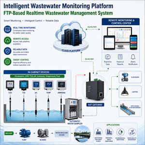 Plataforma Inteligente de Monitoreo de Aguas Residuales |   Sistema de Gestión de Aguas Residuales en Tiempo Real Basado en FTP - Disponible para OEM - Product Image 1