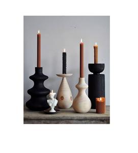 Porte-bougie en bois artisanal audacieux pour une décoration intérieure remarquable et une présentation élégante - Product Image 2