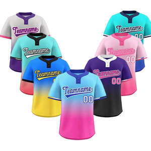 Sublimation Printed Baseball Jerseys Custom Color Softball Jerseys College Baseball <b>T</b>-<b>Shirts</b> OEM Service Design Customized OEM - Product Image 6