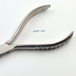 Pince à bec plat en laiton pour piercing – Outil de perçage à mâchoires lisses et non-abrasives pour bijoux de piercing corporel, pince à bec plat sans dents - Product Image 6
