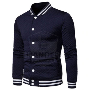 เสื้อแจ็คเก็ตฤดูหนาวทรง Letterman สำหรับผู้ชาย ทรงพอดีตัว เนื้อผ้านุ่ม ดีไซน์ทันสมัย เหมาะสำหรับใส่ลำลอง แฟชั่นสตรีท และใช้ในชีวิตประจำวัน - Product Image 2