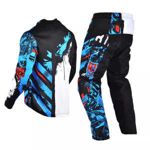 Traje de Motocross para Hombre, Conjunto de Jersey y Pantalones, Equipo MX Unisex para Motociclismo Todoterreno, Ropa Deportiva Transpirable, Resistente al Viento y de Secado Rápido - Product Image 2