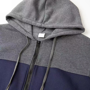 Sweats à capuche zippés pour hommes de marque, respirants, style streetwear, coupe oversize, durables, sweats à capuche à marque privée pour hommes - Product Image 6