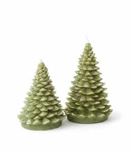 เทียนตกแต่งรูปต้นสนสำหรับคริสต์มาสและการตกแต่งบ้าน - Product Image 1