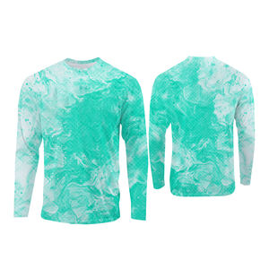 Nuevo Diseño 2026, Camiseta Deportiva para Exteriores, Camiseta de Pesca de Secado Rápido con Estampado Personalizado, Protección UV UPF 50+, Manga Larga - Product Image 1