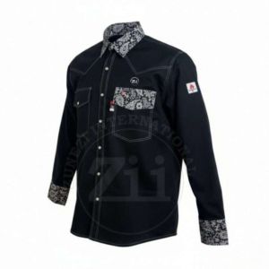 Chemises à manches longues 100% coton, nouveau design, vêtements de travail en plein air, imperméables, pour la soudure, sécurité, légers, NFPA2112 - Product Image 2