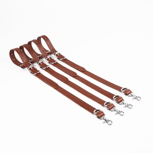 Premium Genuine Leather Bed Restraints Adjustable Harness Straps <b>Bondage</b> Cuffs Adult Toys <b>Set</b> RTTS-0127 - Product Image 3